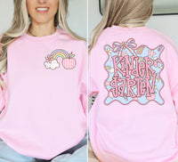 ADULT Pink school grade level Tshirt