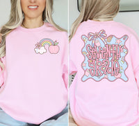 ADULT Pink school grade level Tshirt