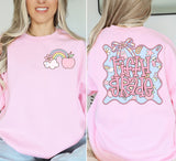 ADULT Pink school grade level Tshirt