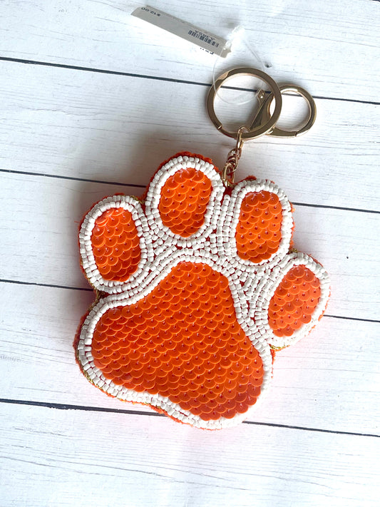 Sequined bag tag
