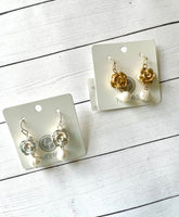 Rose and Pearl earring