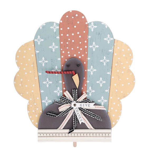 Give thanks Turkey topper