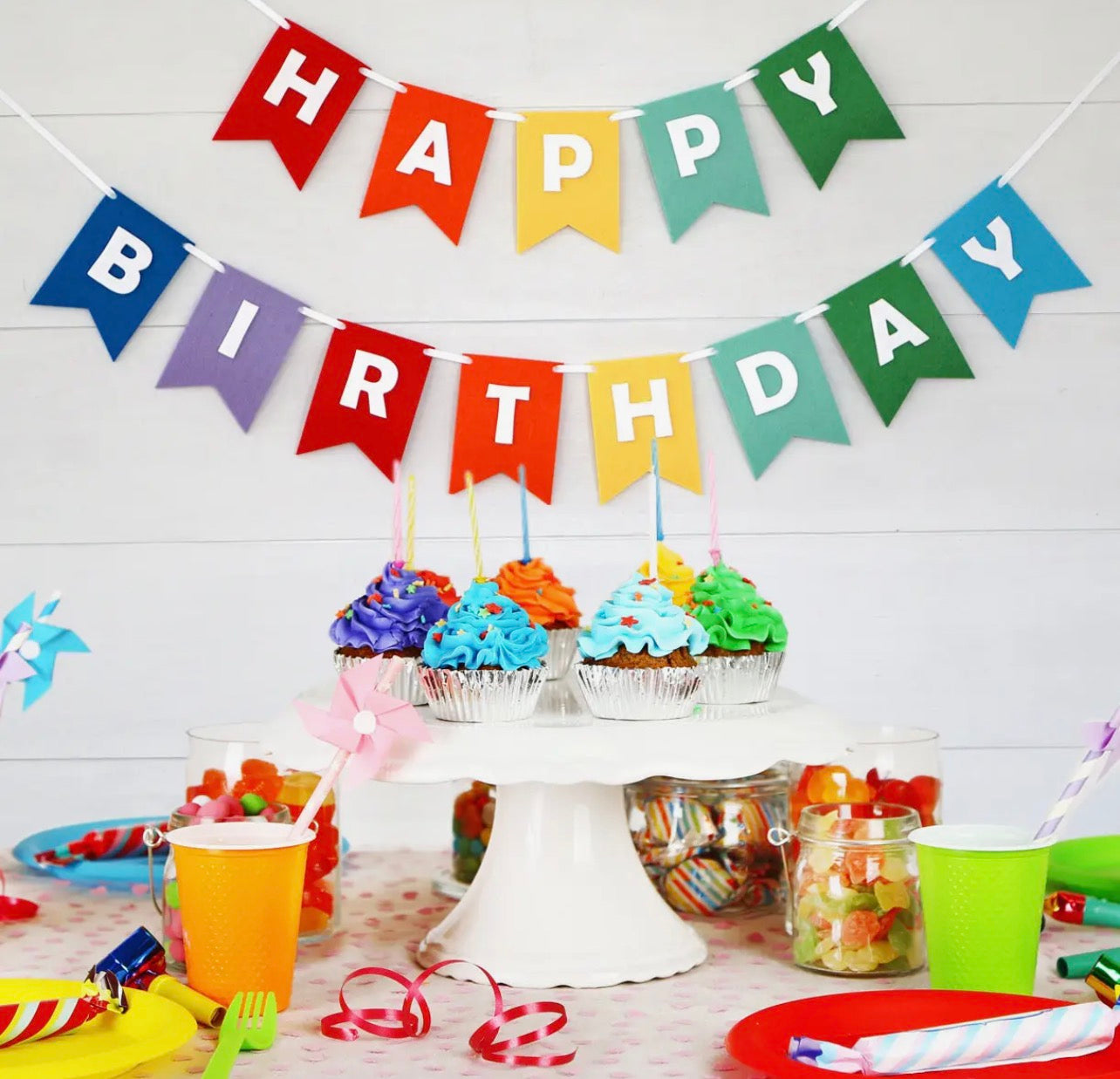 Felt banners/garland