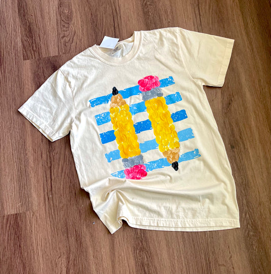 ADULT Striped Pencil shirt