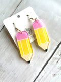 Pencil earrings