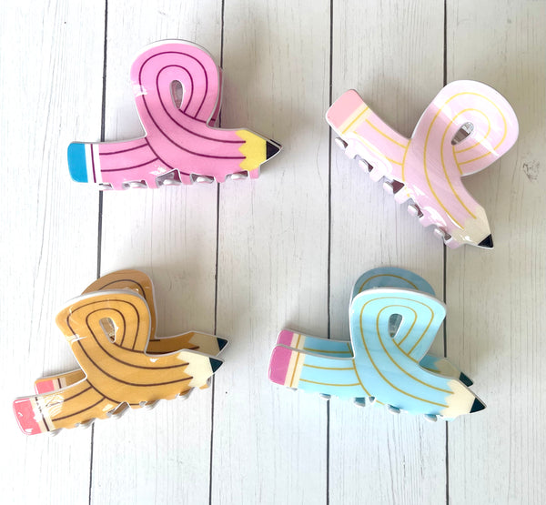 Curved Pencil claw clip