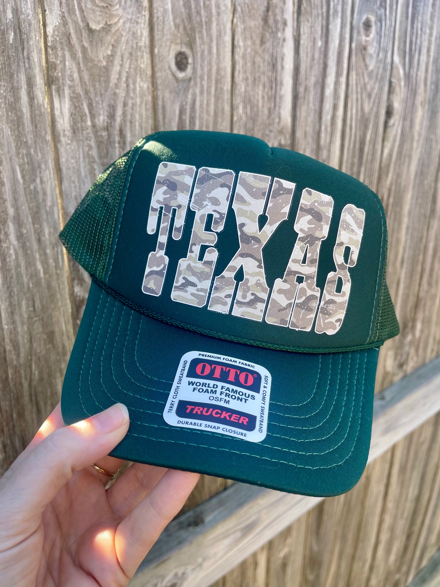 Camo Texas hat