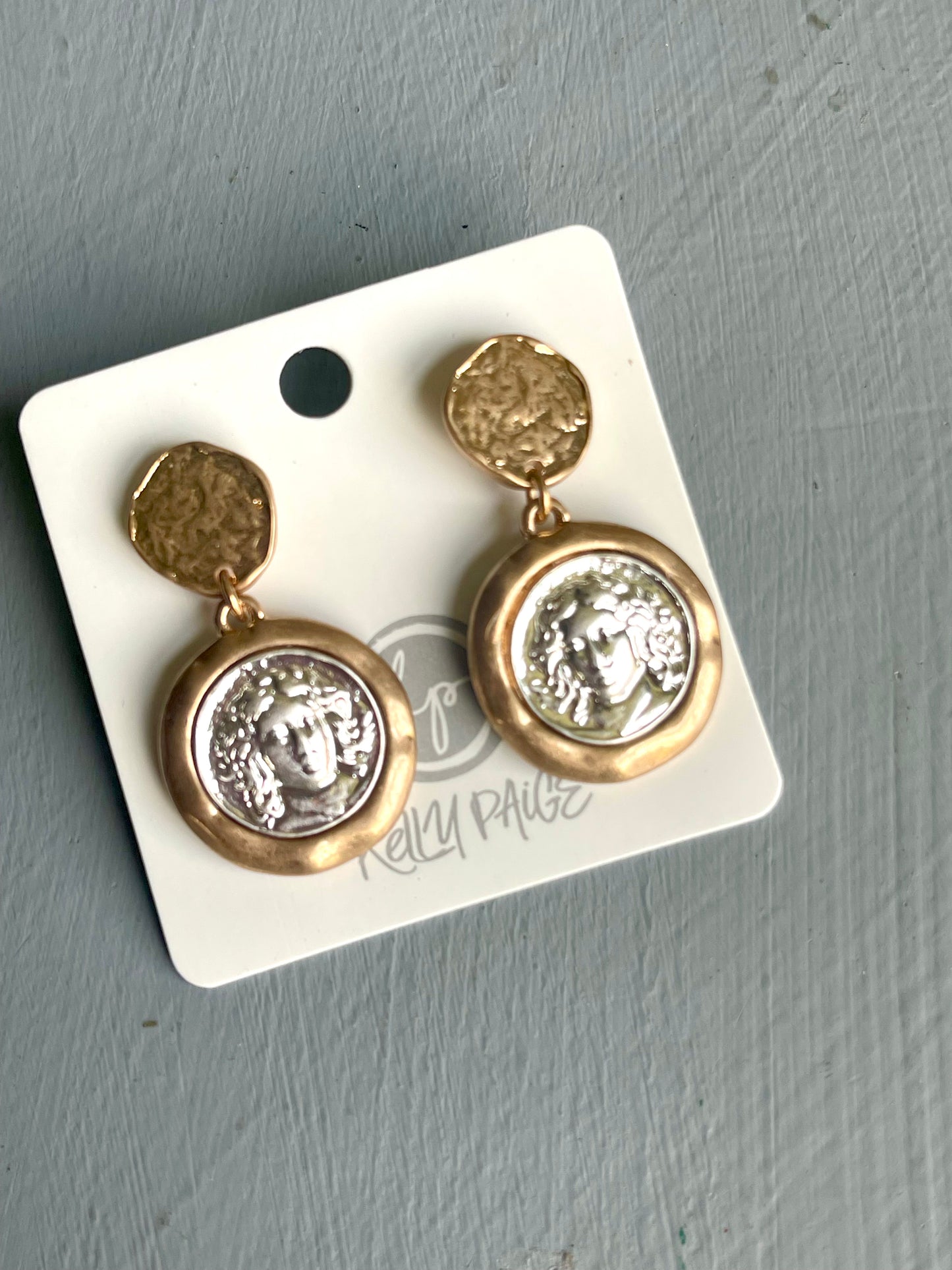 Coin earrings