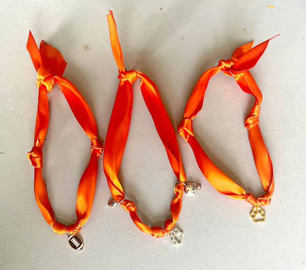 Football Ribbon necklace