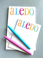 Aledo notepad