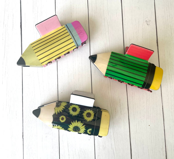 Pencil claw clip