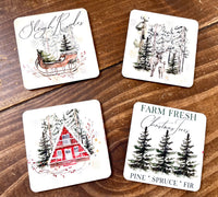 Christmas coasters