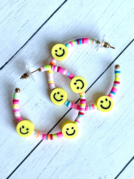 Bright Beaded Smile earrings