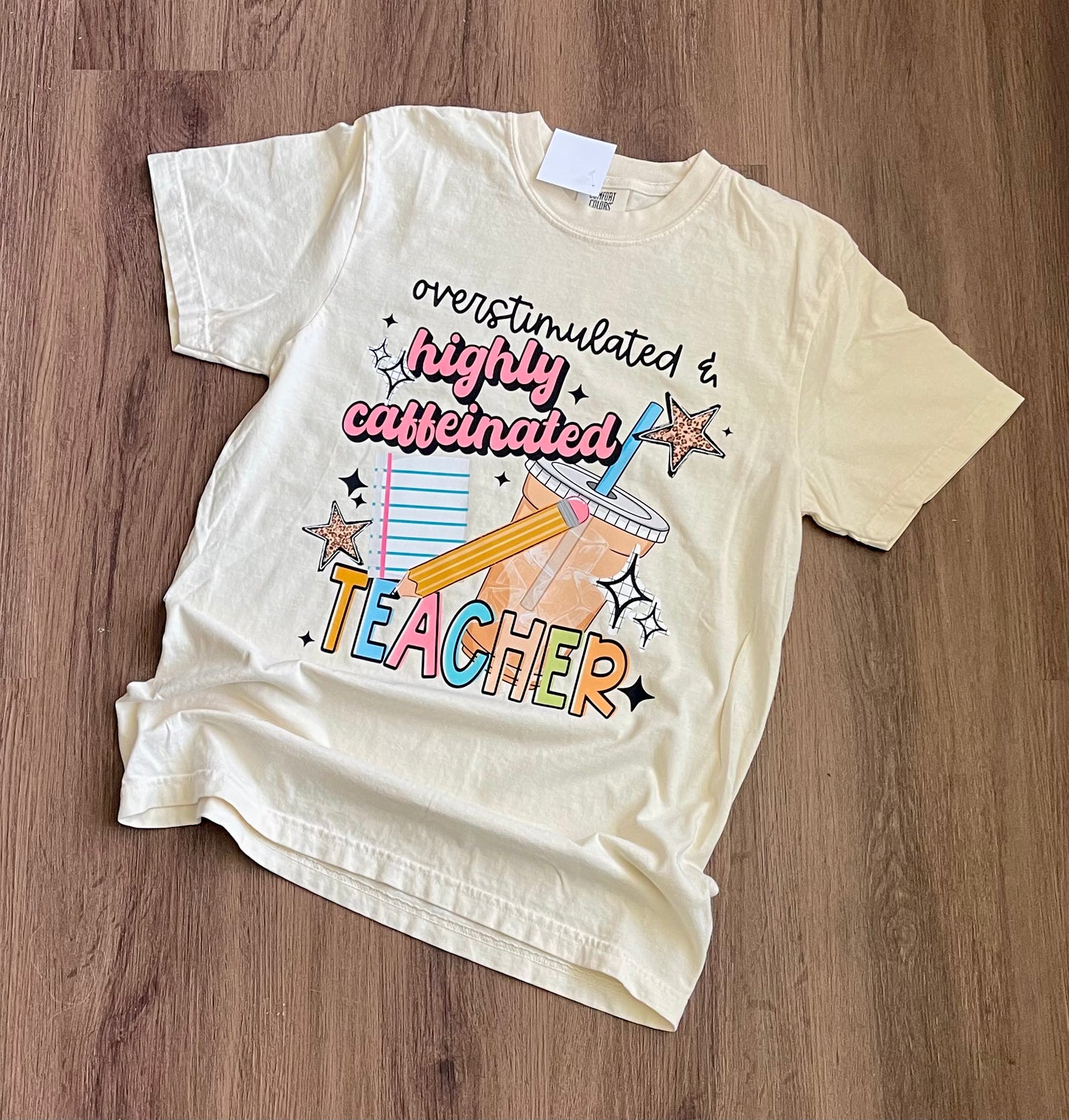 ADULT Overstimulated Teacher shirt