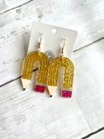 Pencil earrings