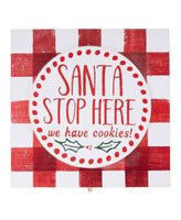 Santa Stop here topper