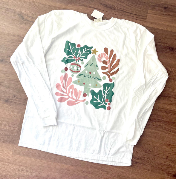 Adult Boho Christmas shirt