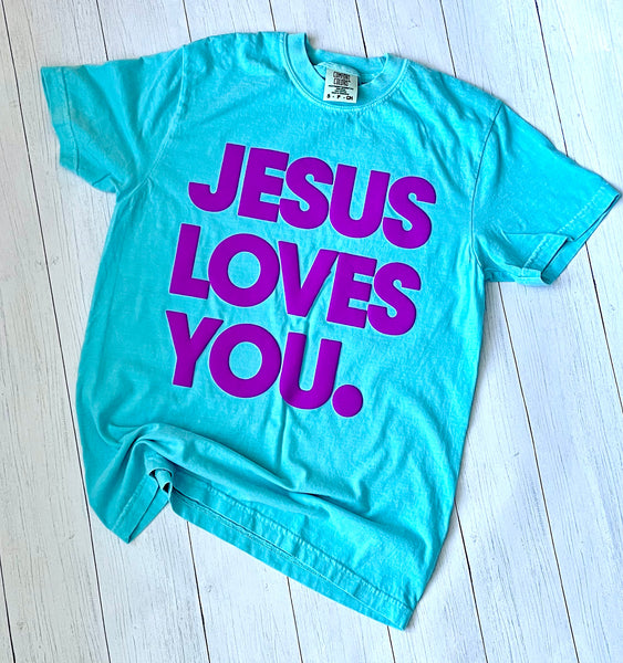 Adult Jesus Loves You shirt