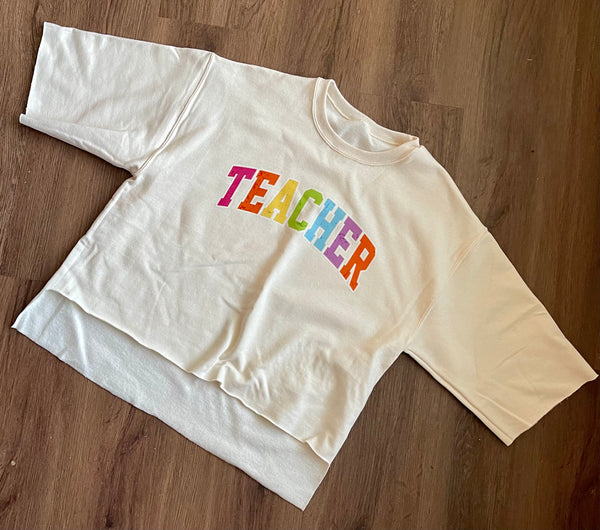Adult Teacher/Staff altered sweatshirt