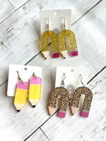 Pencil earrings