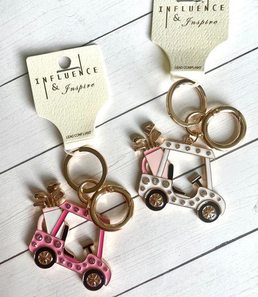 Golf cart keychain
