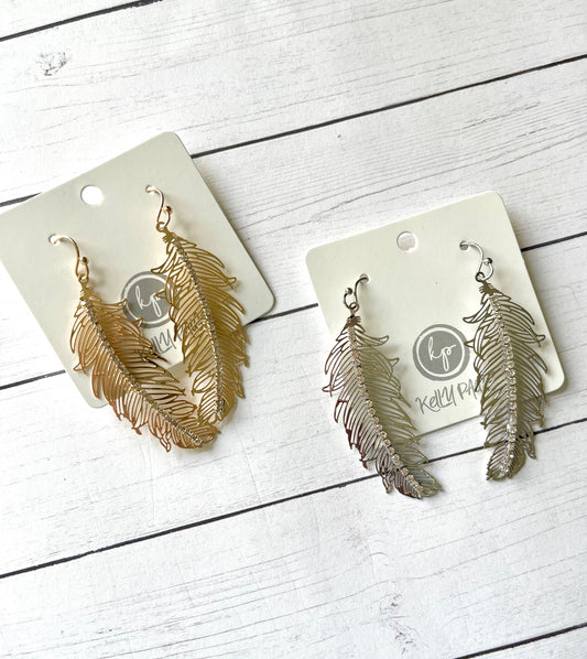 Feather earring