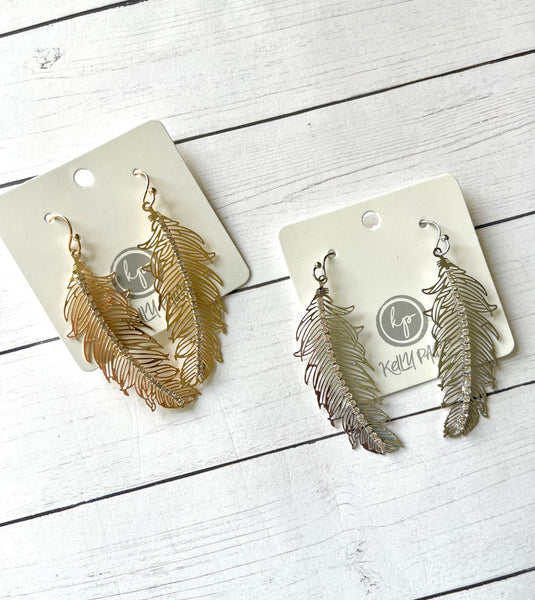 Feather earring