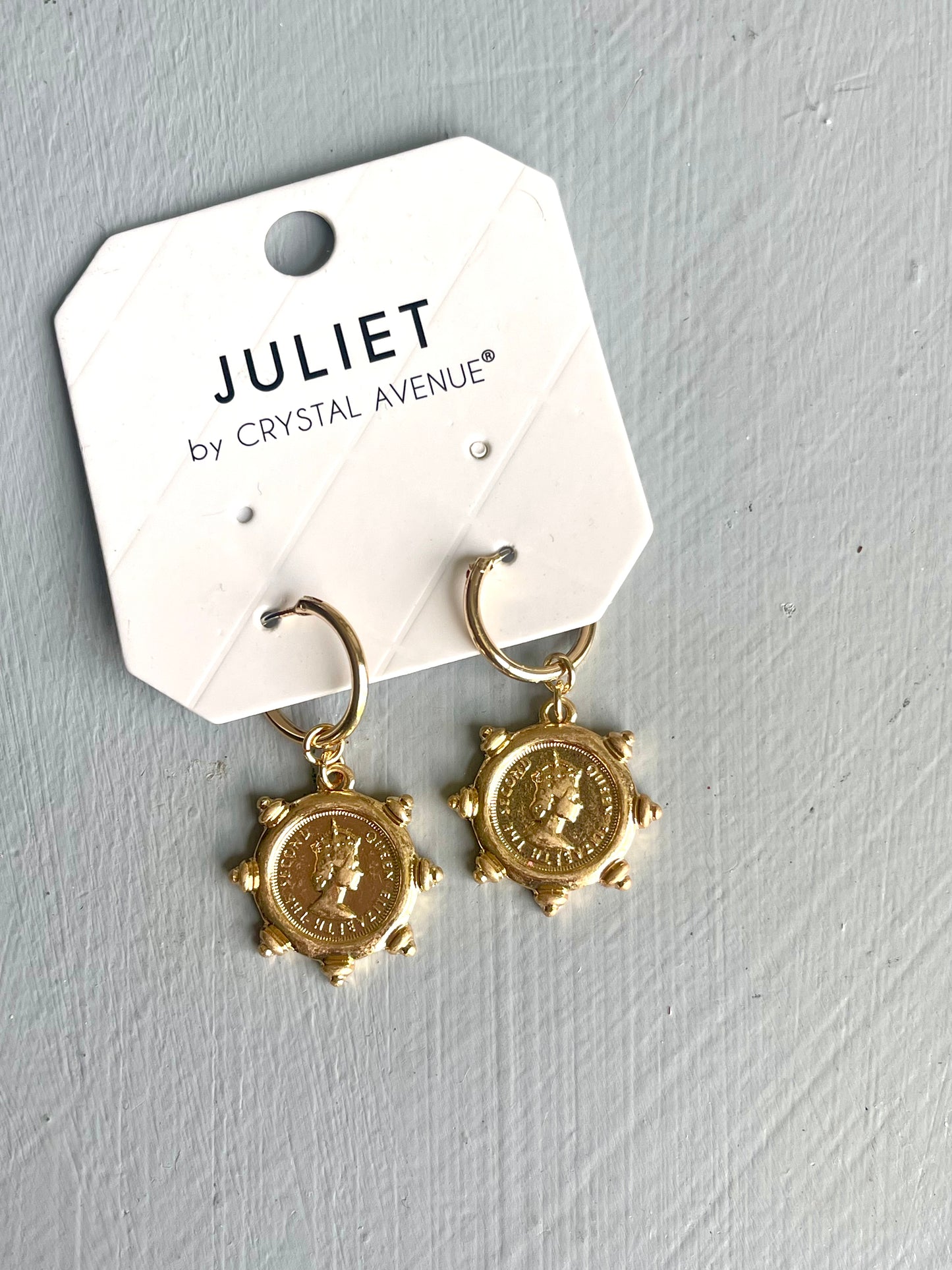 Coin earrings