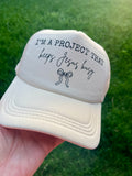 Cream hats