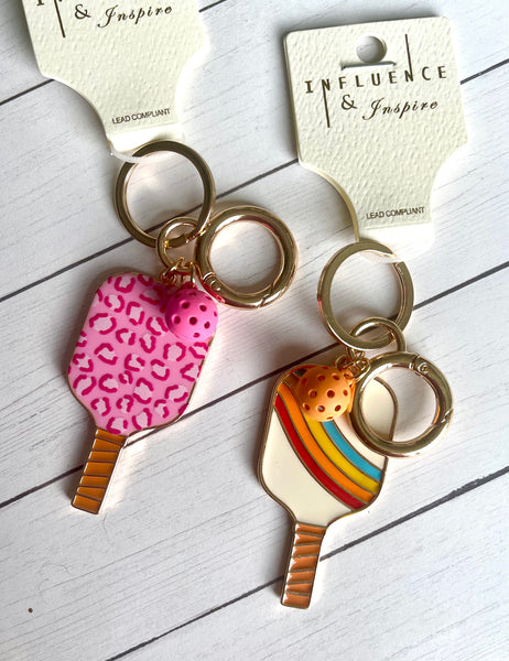 Pickleball keychain