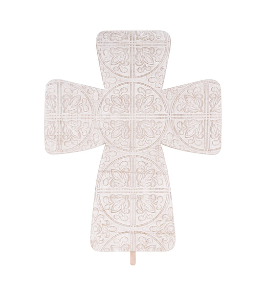Embossed Cross topper