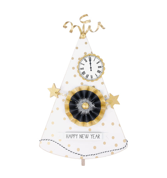 New Year hat topper