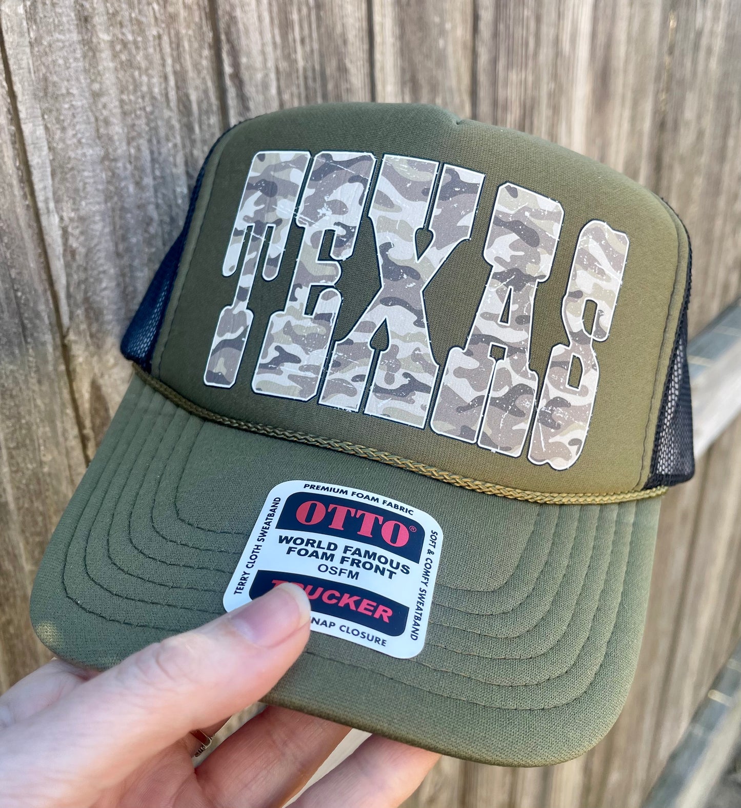 Camo Texas hat