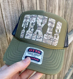 Camo Texas hat