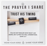 The Prayer I Share bracelets