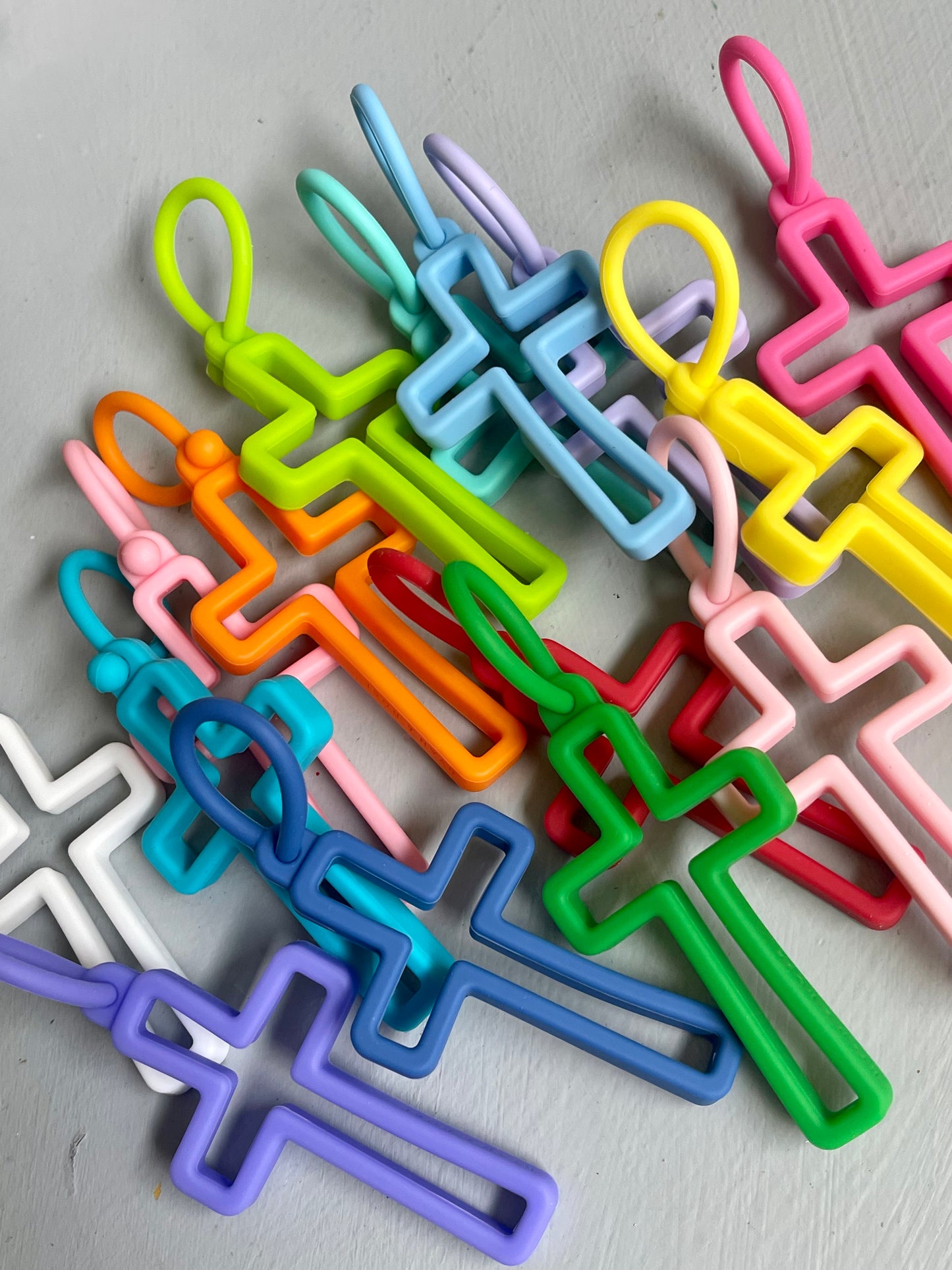 Cross bag charms