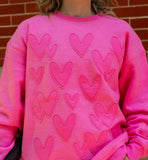 Adult Reverse Heart sweatshirt