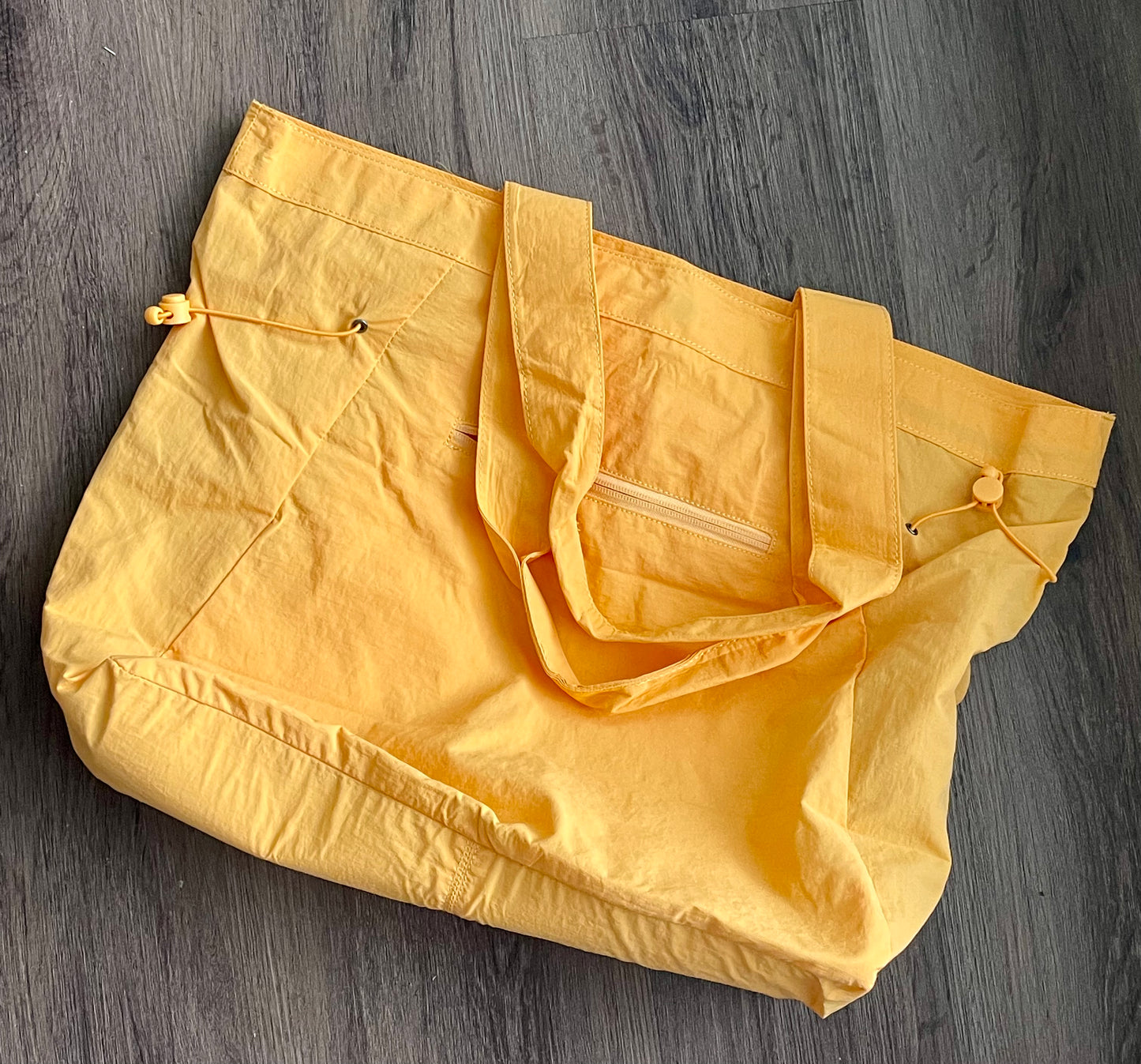 Orange tote bag