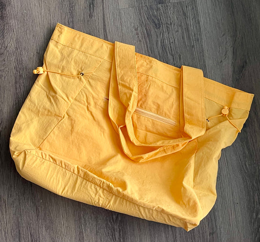 Orange tote bag