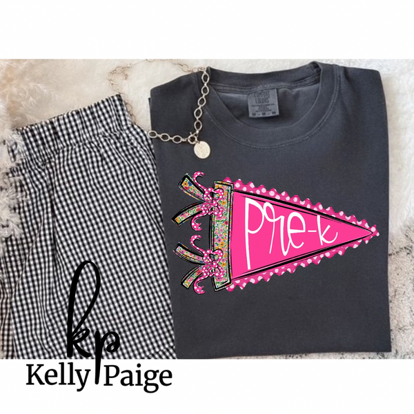 ADULT Pennant grade level shirt