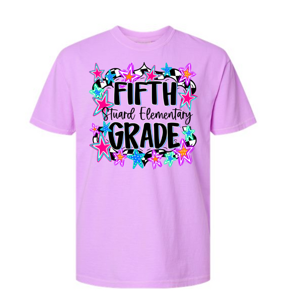 ADULT Star frame grade level shirt