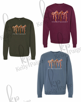 Adult Thankful & Grateful Bow sweatshirt