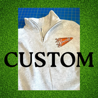 CUSTOM Pennant quarter zip sweatshirt