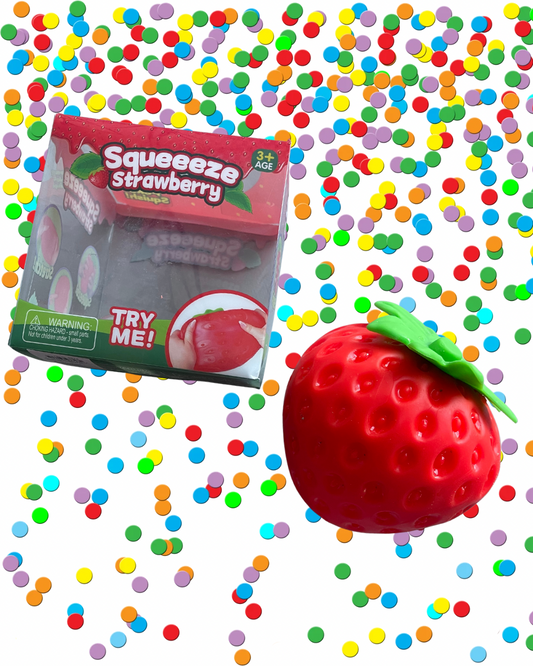 Squish giant strawberry
