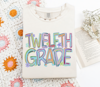 Tilted letters CUSTOM shirt