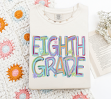 Tilted letters CUSTOM shirt