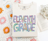 Tilted letters CUSTOM shirt