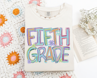 Tilted letters CUSTOM shirt