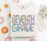 Tilted letters CUSTOM shirt