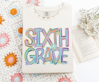 Tilted letters CUSTOM shirt